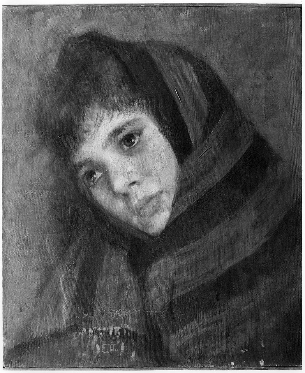 194-Ettore Tito-ritratto di donna  -Museo Civico, Pescia, Potenza  